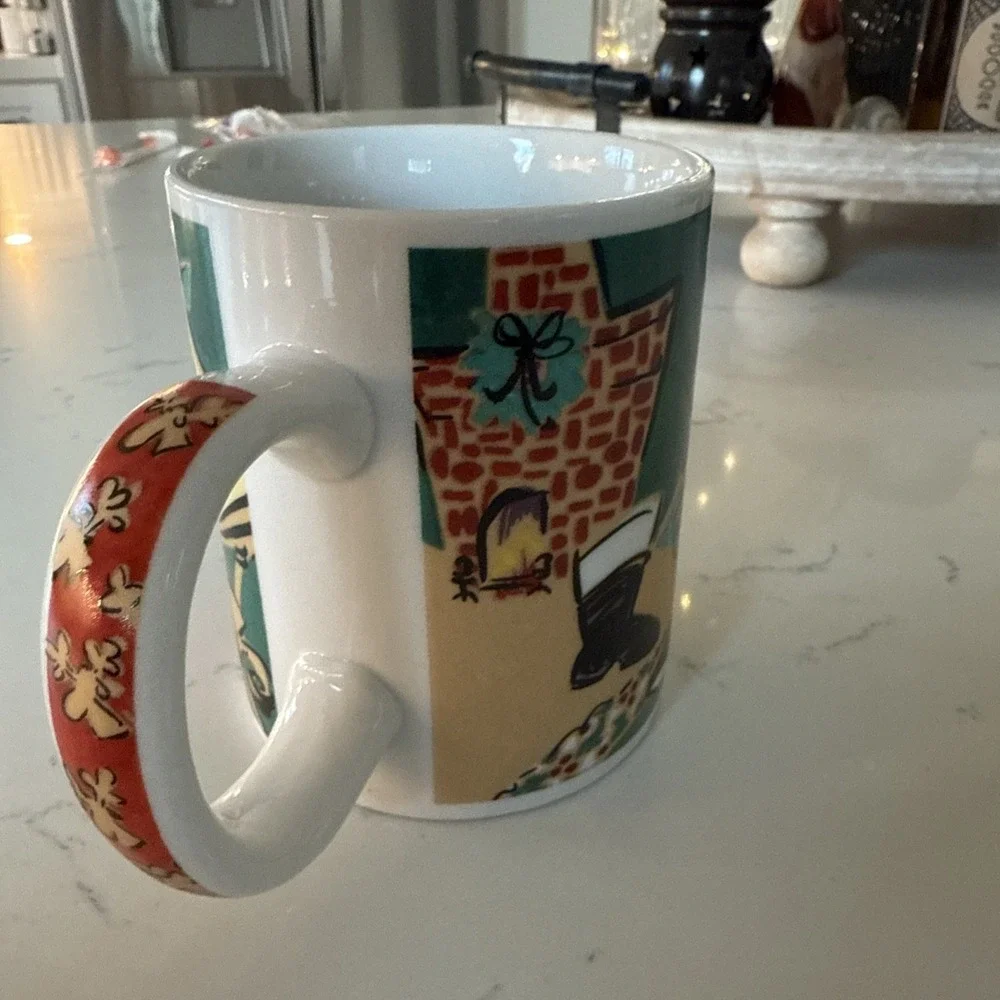 STARBUCKS 'Home For The Holidays'  by Mary Graves Ceramic Collectable Mug